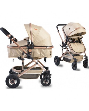 DÚO CONVERTIBLE CON BOLSO Y PORTAVASOS CHARA BEIGE