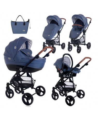 BEBELISSIMO - Carrito de Bebé Tres Piezas 3 en 1 - Silla de Paseo para  Niños - Carricoche de 3 Piezas - 0-22kg – rosa