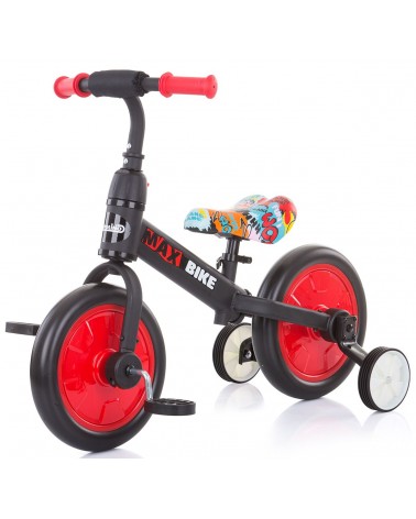 Bicicleta infantil con pedales y ruedines MAX BIKE de Chipolino