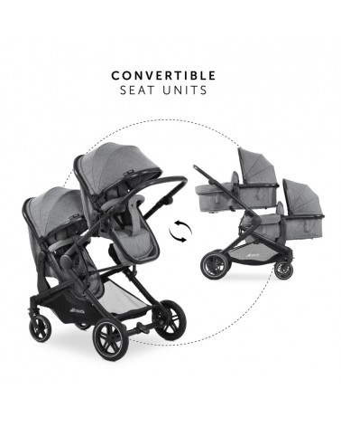 Cochecito de bebé gemelar Baby Active Twinni tandem