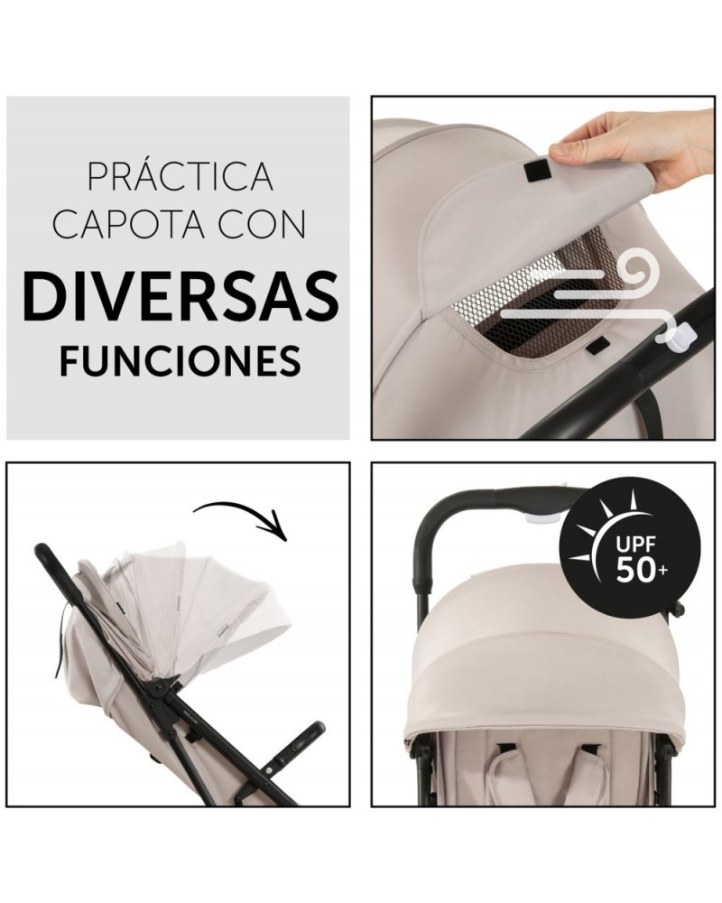 Hauck Lift Up 4 - Silla de paseo con asiento amplio desde nacimiento hasta 25  kg - Caviar Stone (gris) - Bebes de Paseo - Compara y Encuentra tu carrito