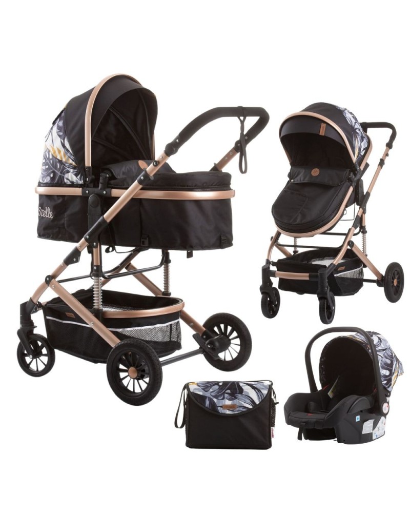 CARRITO PARA BEBES 3 PIEZAS ELITE 2021 CHIPOLINO - PEQUENENES