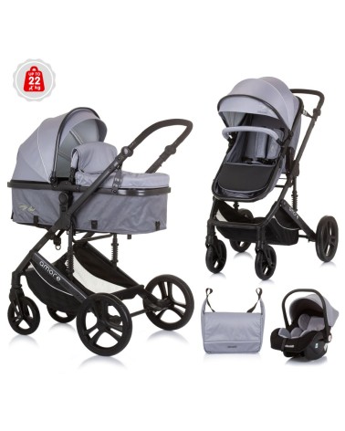 Bebelissimo - Carrito de Bebé - 2 en 1 - Silla de Paseo para Niños -  Carricoche convertible - 0-22kg - Nicea : : Bebé