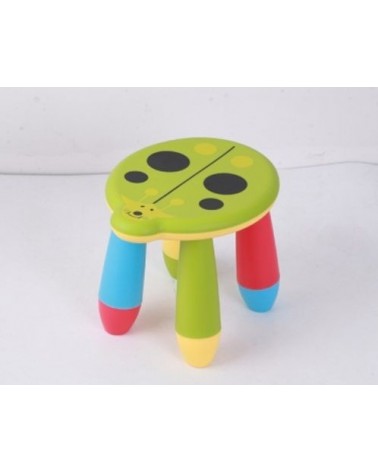TABURETE INFANTIL PARA NIÑOS LADYBIRD GREEN DE CHIPOLINO