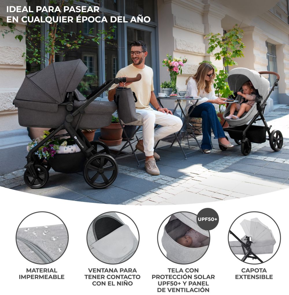 Kinderkraft TRIO CONVERTIBLE A-TOUR poussette pour bébé