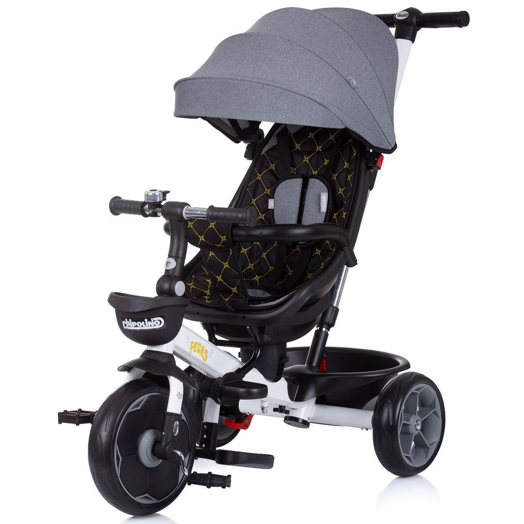 Triciclo evolutivo con asiento reclinable y giratorio PEGAS Chipolino