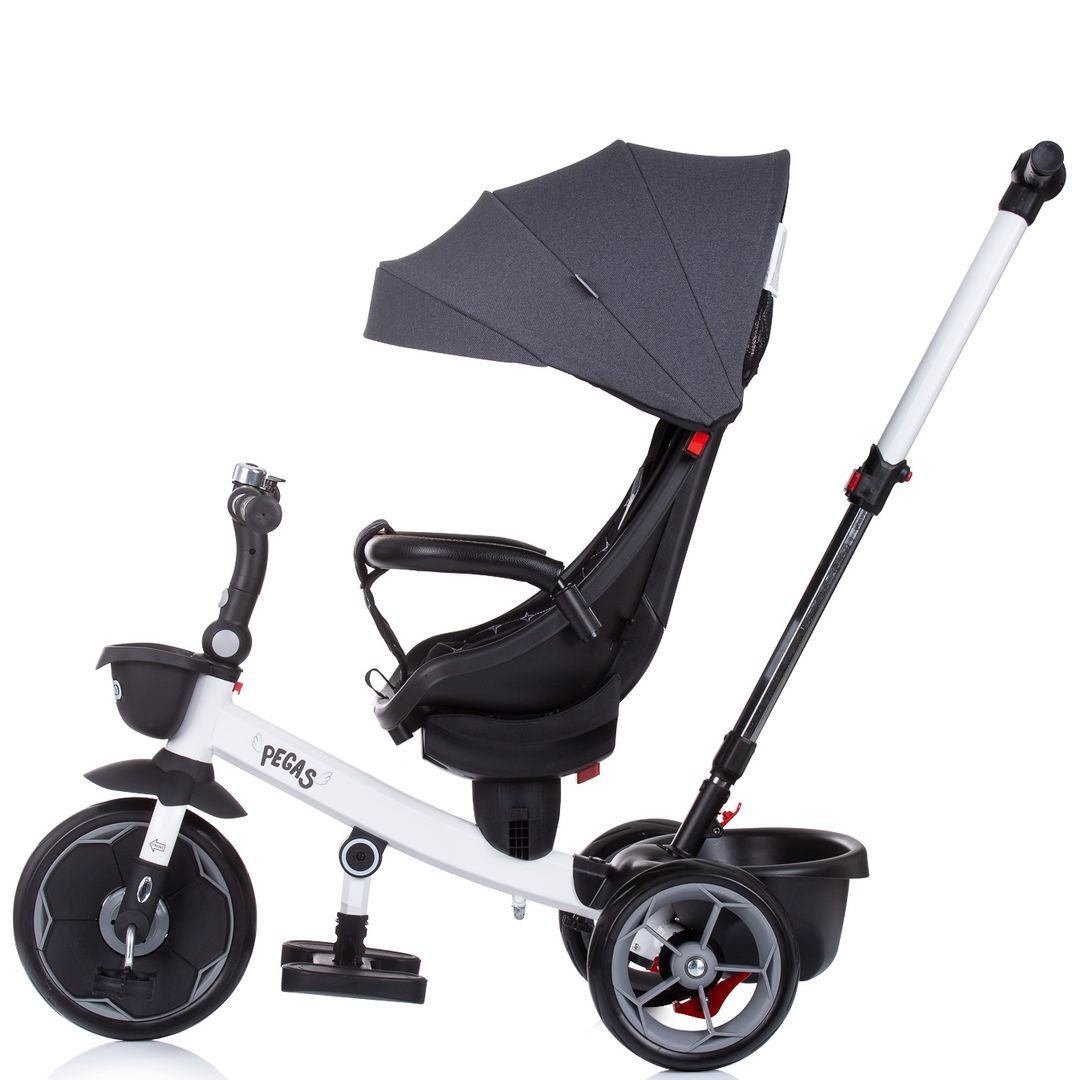 Triciclo evolutivo con asiento reclinable y giratorio PEGAS Chipolino